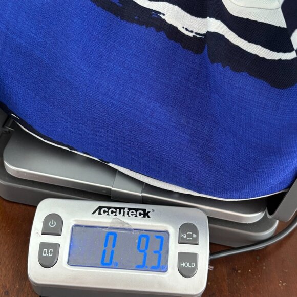 Mischa Womens Top Large Button Up Tie Front Artsy Art Deco Retro Striped 17913 - Picture 9 of 9